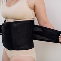 Maternity Mommy Belly Wrap Black - XL